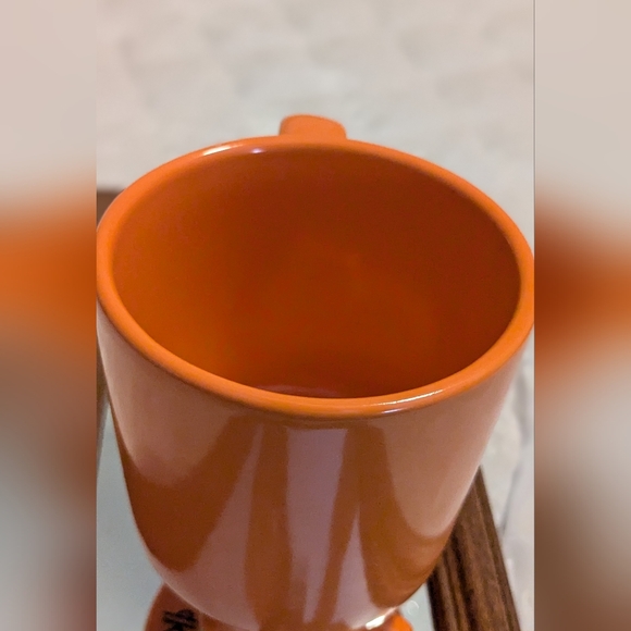 Dylan Kendall Ceramic Footed Mug  | Orange 🧡🍊 - Picture 8 of 9